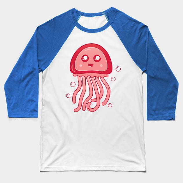 Jellyfish Baseball T-Shirt by minimedium